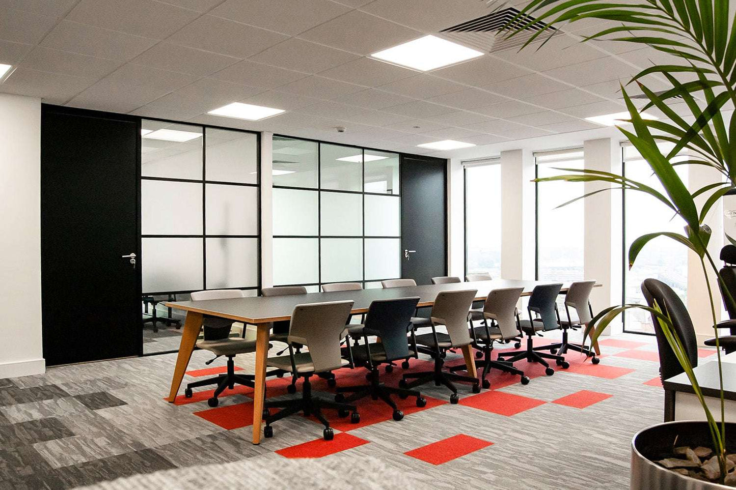 PVC Pre Taped Glazing Flat Bars 25x3.0m Pack 30 PARTITIONS LTD