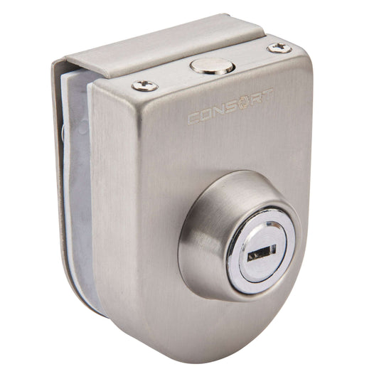 Glass to Glass Slip Over Lock and Strike Plate PARTITIONS LTD