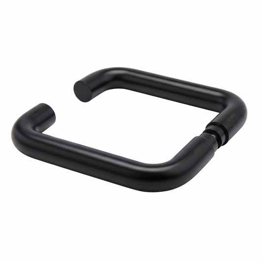 CGL101_-_Glass_Door_Lever_Lock_return_handles_set_BLACK
