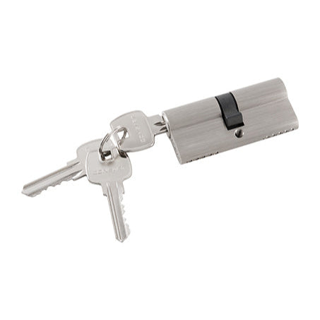 Glass Door Patch Fitting - Corner Lock Cyllinder