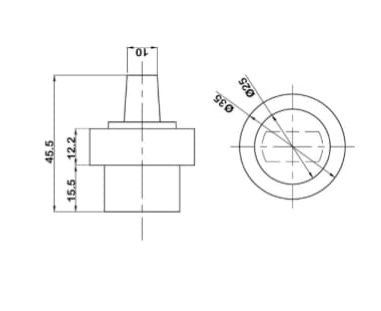 CP100-1 Floor Patching Fitting Pivot 100KG