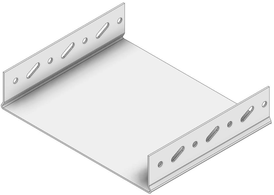 ECP 100 White End Capping Profiles 100mm Wall