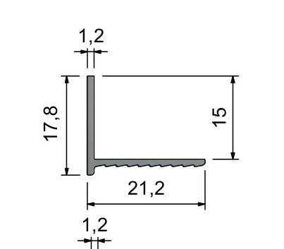 Edge Bead Trims - ALUMINIUM FINISH Trims