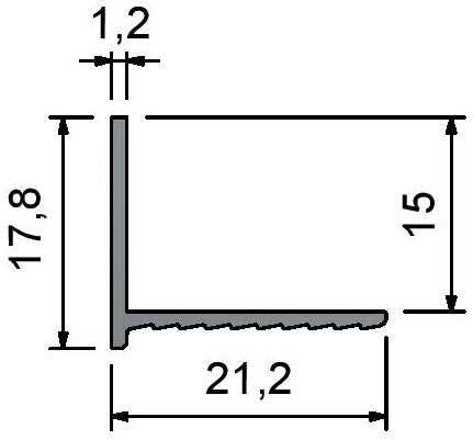 E-12 Flexible Edge Bead Trim 15mm Trims