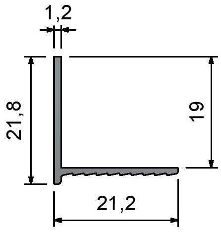 E-19 Flexible Edge Bead Trim 19mm Trims