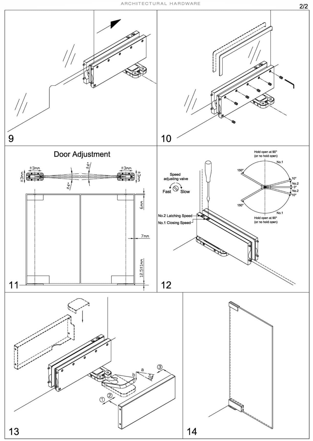 Glass Door Hydraulic Patch Hinge Fitting Glass Door Hinges