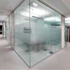 Glass office corner