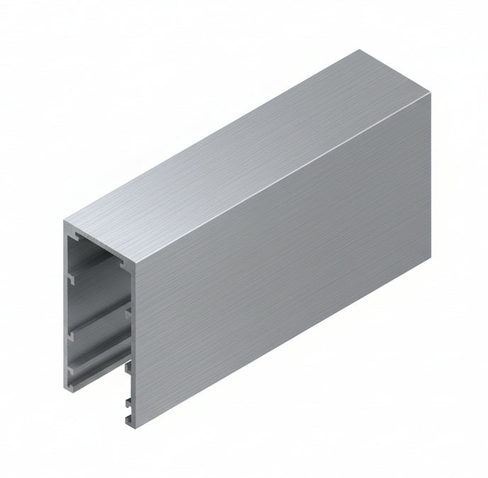 Glazing Glass Channels - 50x25x3m ALI FINISH