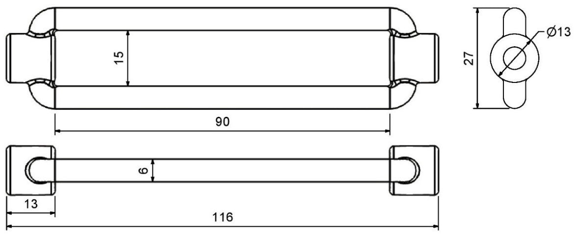 A steel turn buckle with a threaded bar, part of a suspended ceiling grid system.