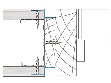 R_type_installed next to a timber door frame