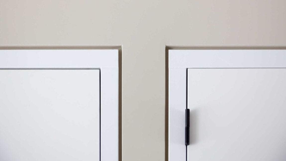 Reveal trim around Door frame Reveal trim around stairwell D-12 Casing & Wall Reveal Channel Trims - 3000mm WHITE