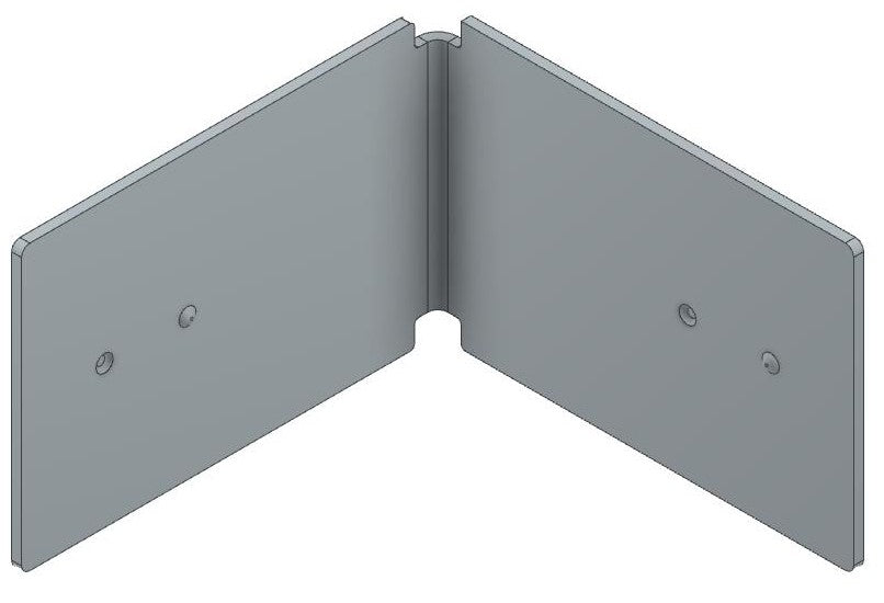 SP01 Junction Ceiling S Trim Cleat 90 degree