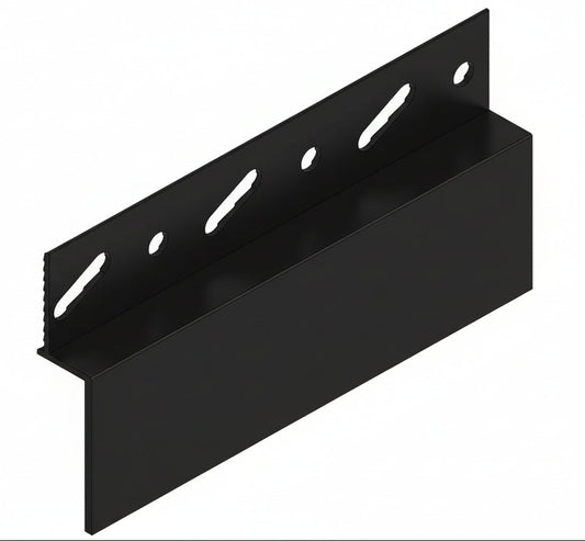 ST-Type Recessed Shadow Gap Skirting Reveal Trims - BLACK Trims