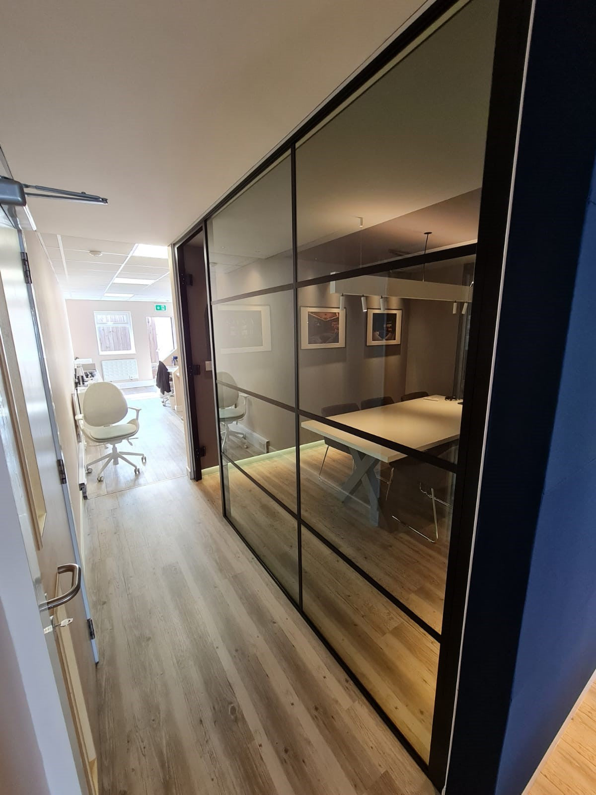 Slim Line Frame Installed Example Crittal Glazing