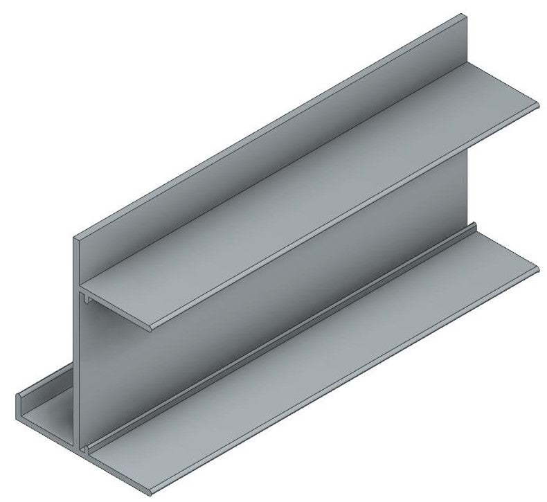 UC35 U Type plasterboard Tile Upstand Ceiling Trim