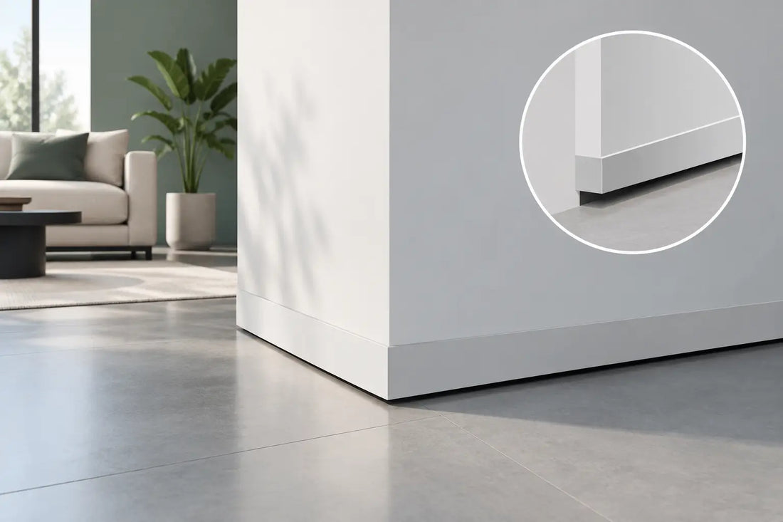 Shadow Gap Skirting for Clean Wall Details