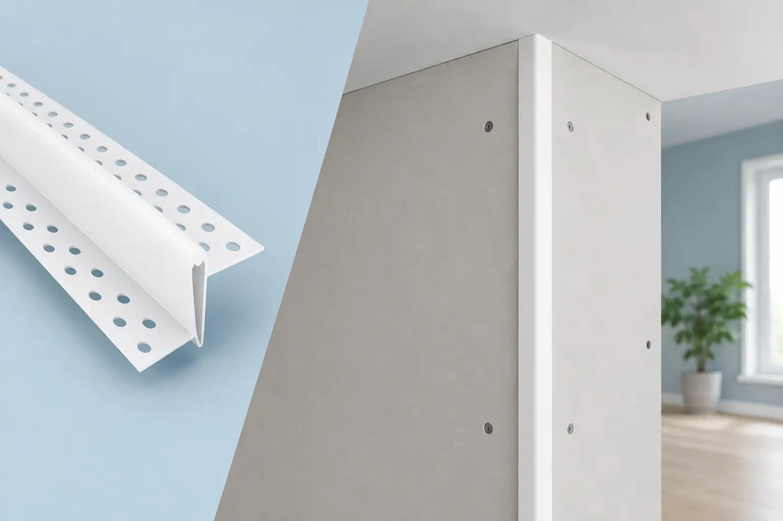 Plasterboard End Cap Trim for Clean Edges