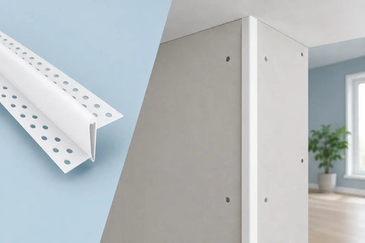 Plasterboard End Cap Trim for Clean Edges