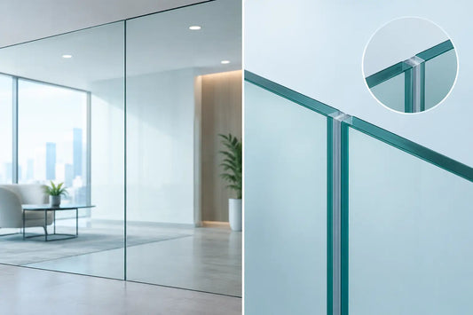 Glass-to-Glass Dry Joint Details for Frameless Walls