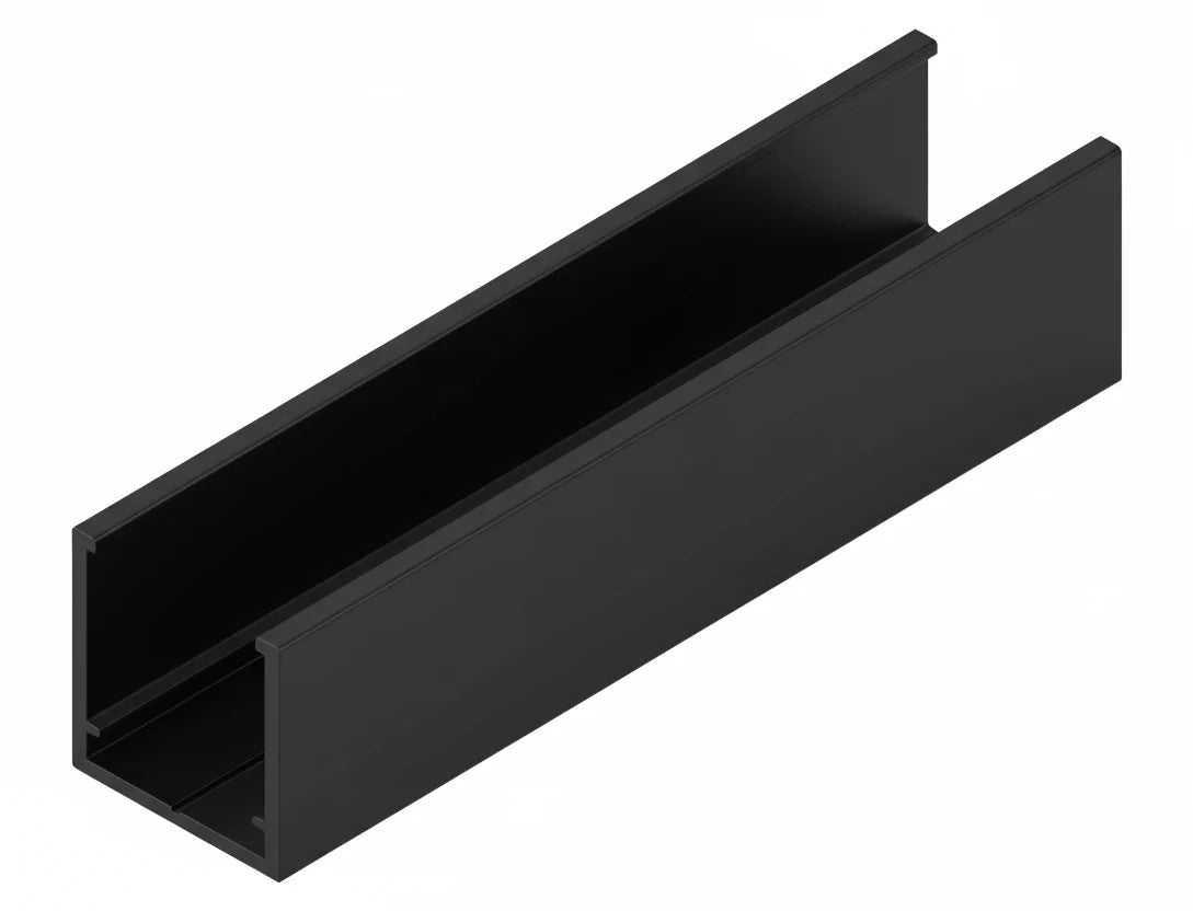Aluminium U Channel - Glass Screens 25x25x3m 