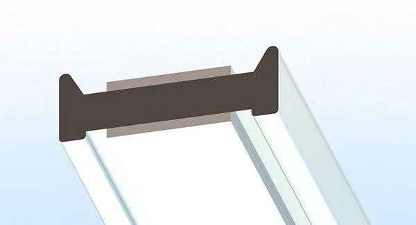 Glass to Glass Joint "Abutment" - 10 to 10.8mm Glass Thickness 