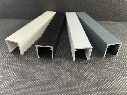 Aluminium U Channel - Glass Screens 25x25x3m 
