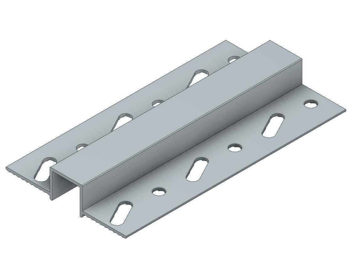 Recessed White Aluminium Strip Profile For Drywall / Plasterboard 3.0m 