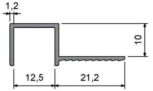 D12-Type Drylining Channel Reveal Trims 