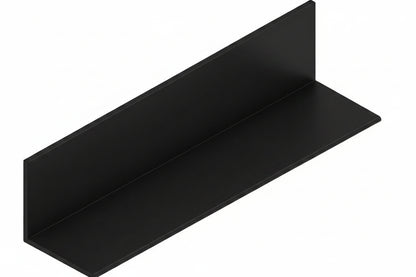 AG2525 - 25x25mm Aluminium Angles - BLACK