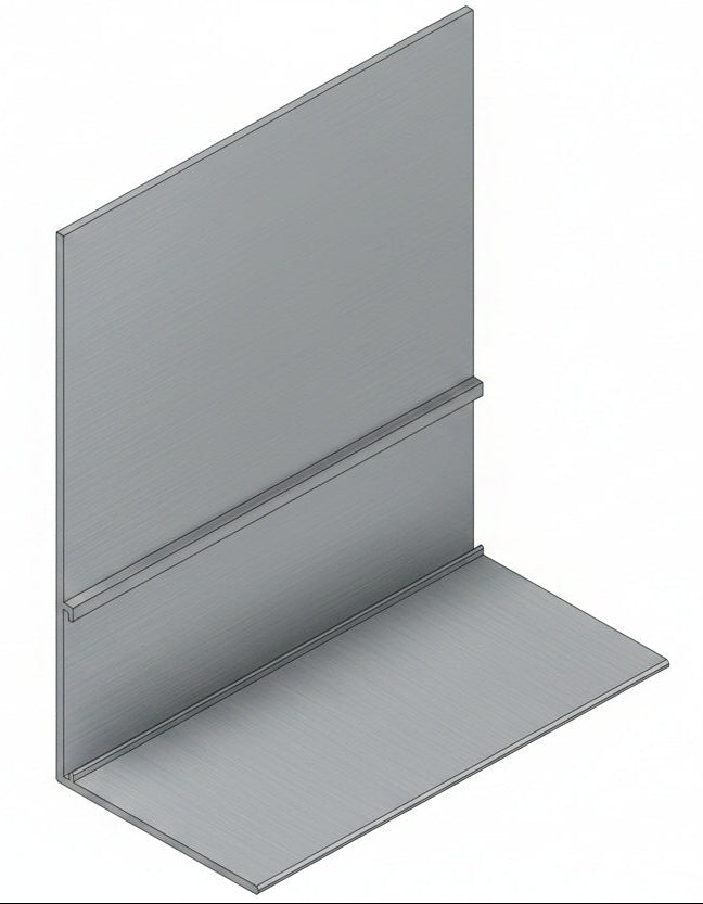 AG50120 120mm x 50mm x 3000mm Raw Aluminium Angle 