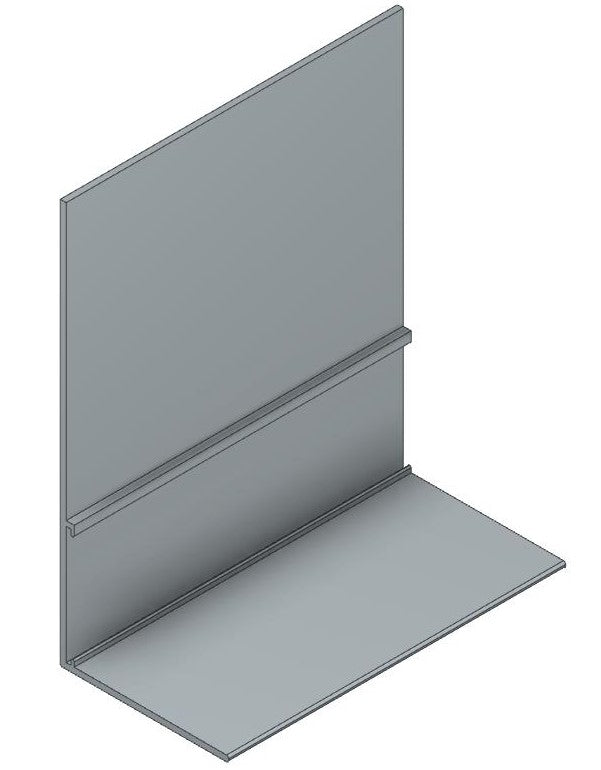 AG50120 Aluminium Angle 3000mm x 120mm x 50mm