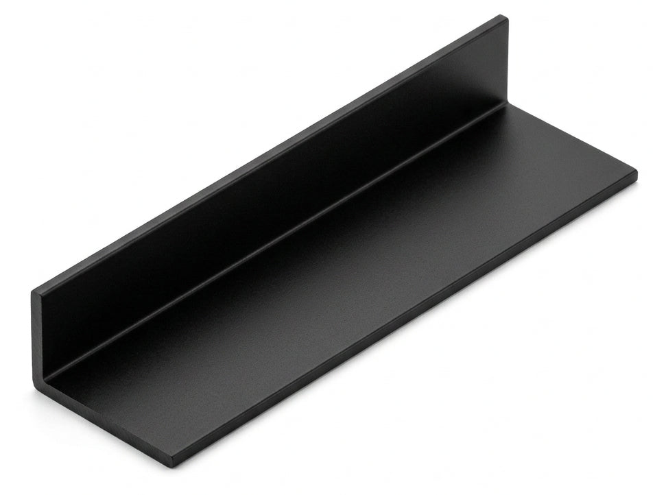 AL-30x15x2.0mm - Perimeter Angle - BLACK Trims