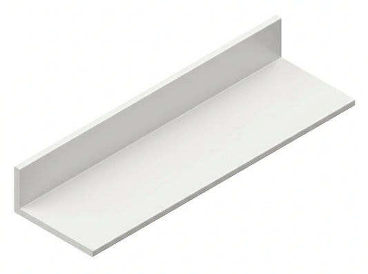 AL-30x15x2.0mm - Perimeter Angle - WHITE