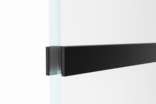 Aluminium Glazing Flat Bars 30x2x3.0m - BLACK FINISH PPC