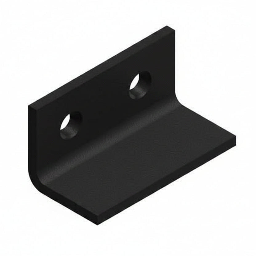 Angle Door Stop 25 x 50mm Black Ironmongery
