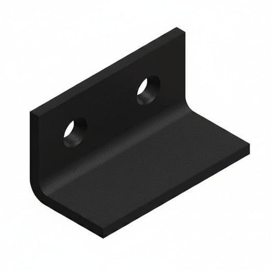 Angle Door Stop 25 x 50mm Black Ironmongery