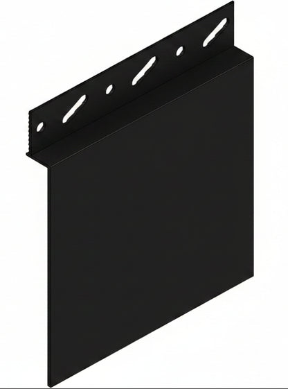 BLACK ST100-Type Recessed 100mm Shadow Gap Skirting Reveal Trims PARTITIONS LTD