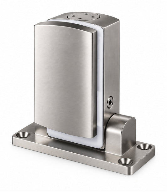 Biloba Hydraulic - 8060 Glass Door Hinge - SSS 