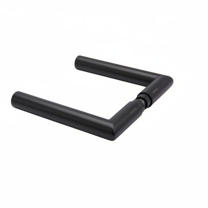 CGL499_-_Glass_Door_Lever_Lock_BLK_-_Mitre_Handles_Set