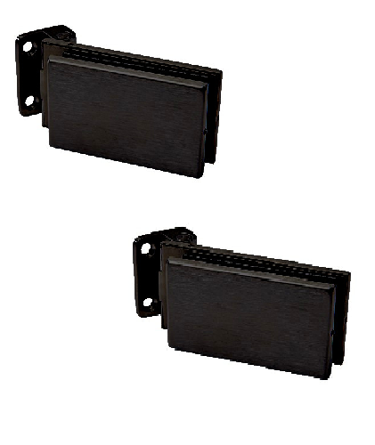 Frame / Wall Glass Door Hinges Rectangular Style 60KG Rated ...