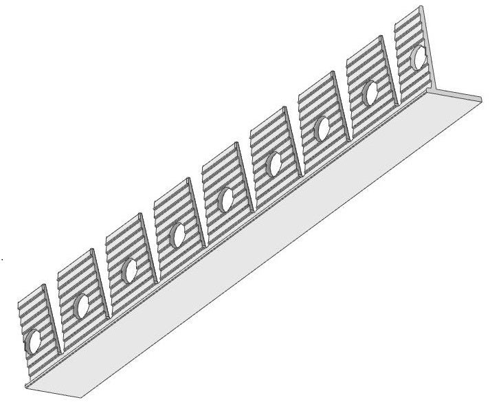 E-Type_Flexible-Arch-Aluminium_Edge_Bead_Plasterboard_Trim_3000mm
