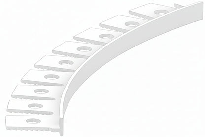 E4 Flexible Edge Bead trim - RAL9010 White 
