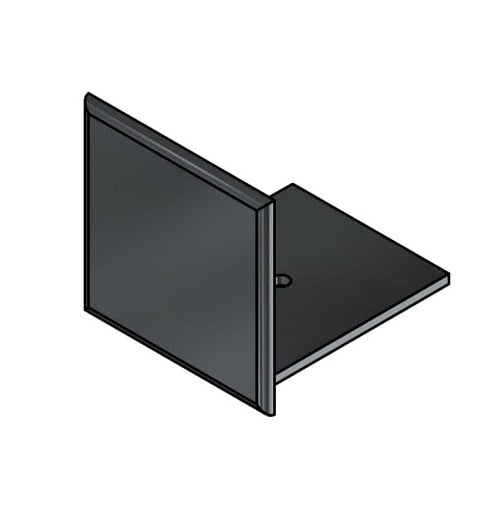 Welded U channel End Caps - Glazing Screens - 25x25x1.2mm – PARTITIONS LTD