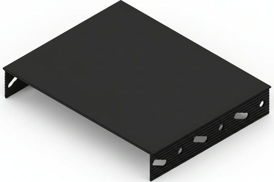 ECP-122 Double Skin Plastering Wall Enp Capping - Black