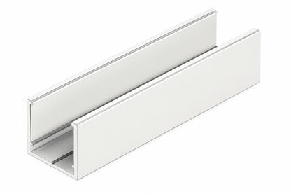 GL-01 Glazing Aluminium Channel  25x25x3m Single Glaze - WHITE