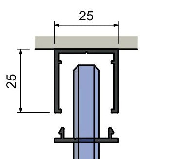 GL-02_Framless_Door_Blank_Plate