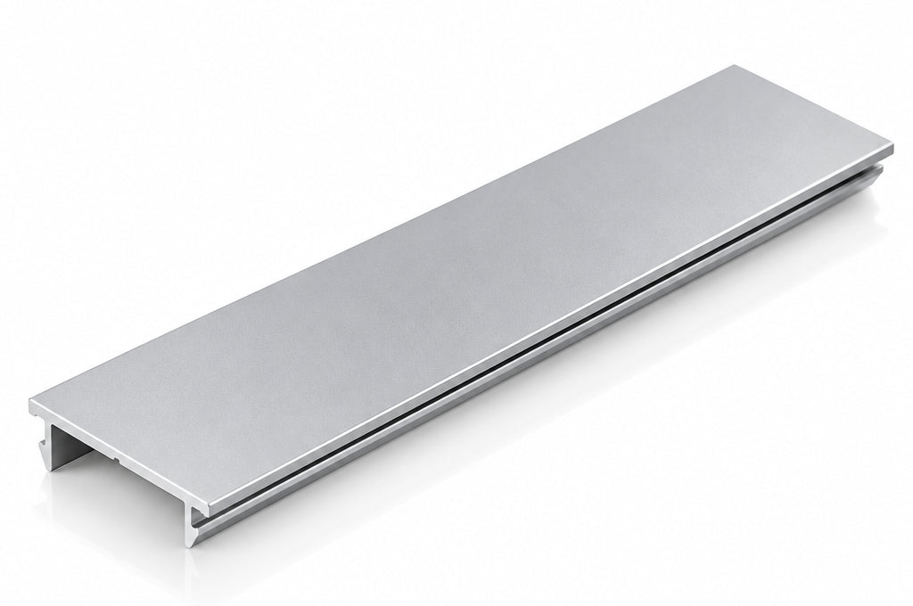 GL-02 Glazing Aluminium Blanking Plate 25x1.3x3m Single Glaze - SILVER