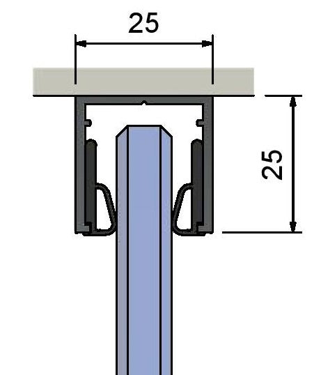 GL01 - Head Channel with gaskets 