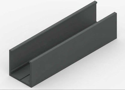 Aluminium U Channel - Glass Screens 25x25x3m 