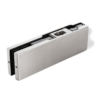 Glass Bottom Door Patch Fitting - SSS Finish ( Dorma Style PT10 )